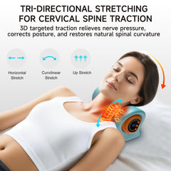 Snawowo cervical neck massager with heat function delivers soothing warmth.