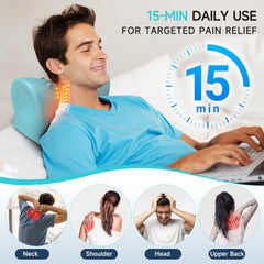 Snawowo cervical neck massager magnets closeup showing acupuncture-point stimulation.