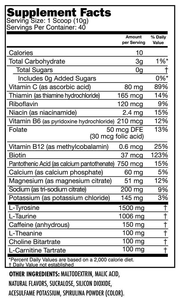 SNEAK Blue Raspberry scoop dispensing powder for quick, customizable servings.