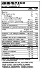 SNEAK Sour Apple powder label close-up highlighting 40 servings