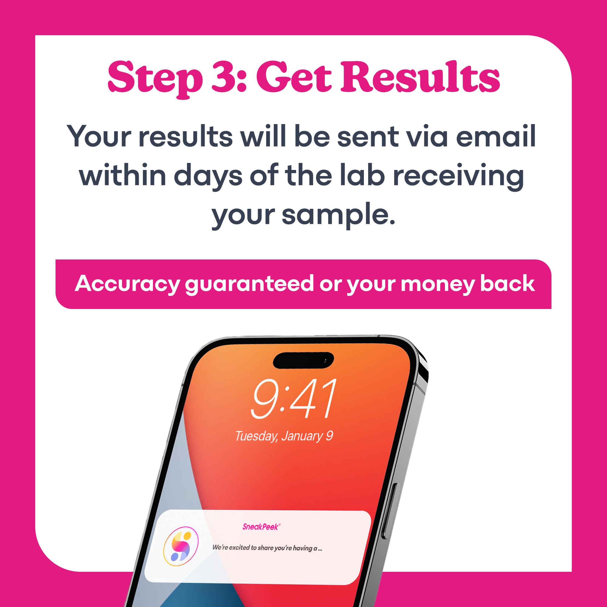 SneakPeek FastTrack results offer same-day updates