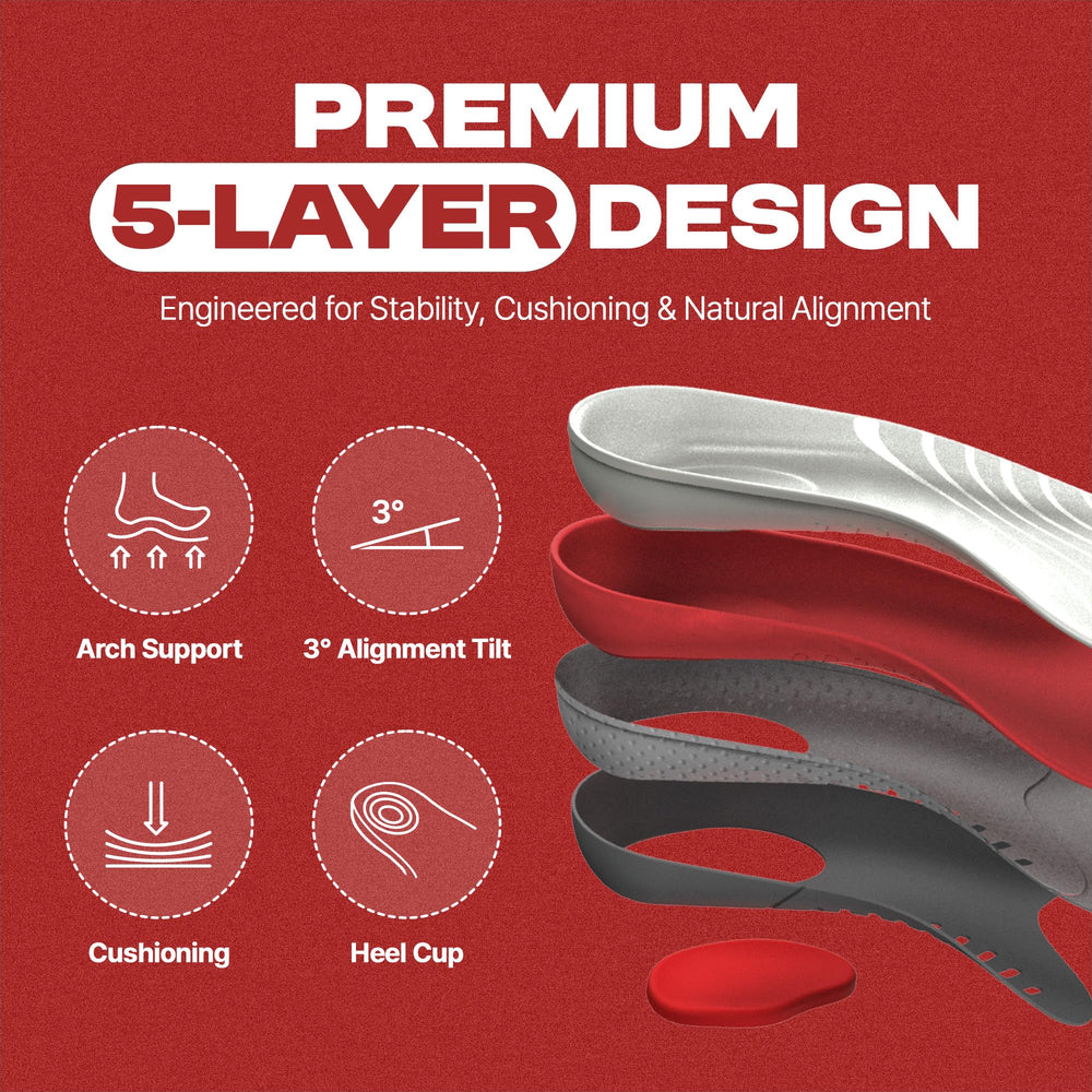 SNPE PORON shock absorption layer insole to soften step impacts