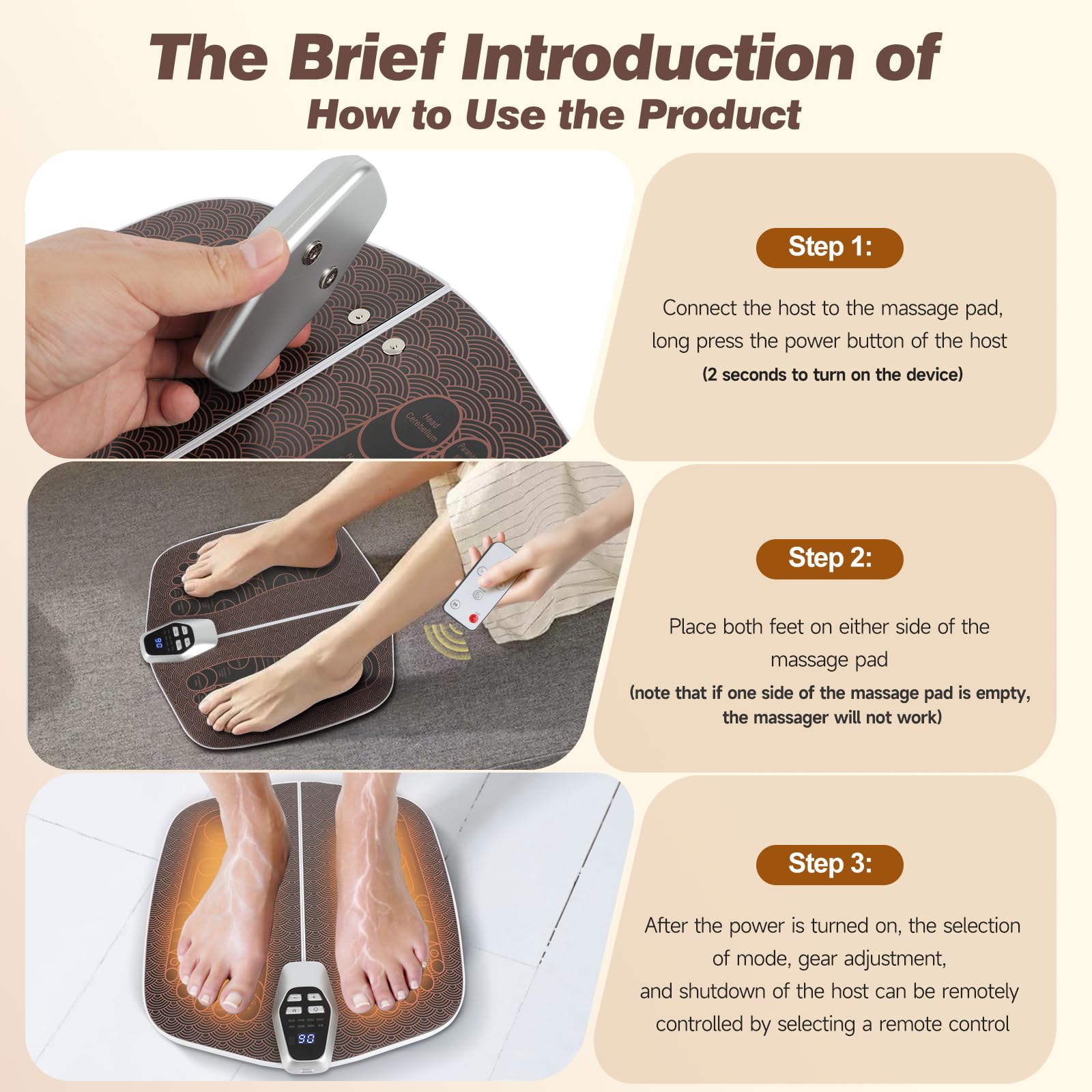SNUYUERS ankle and calf stimulation on leg demonstrates circulation-friendly therapy.