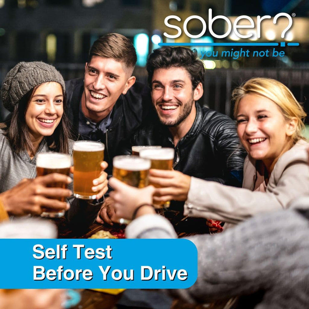 SOBER? You Might Not Be compact strip held in hand for on-the-go use
