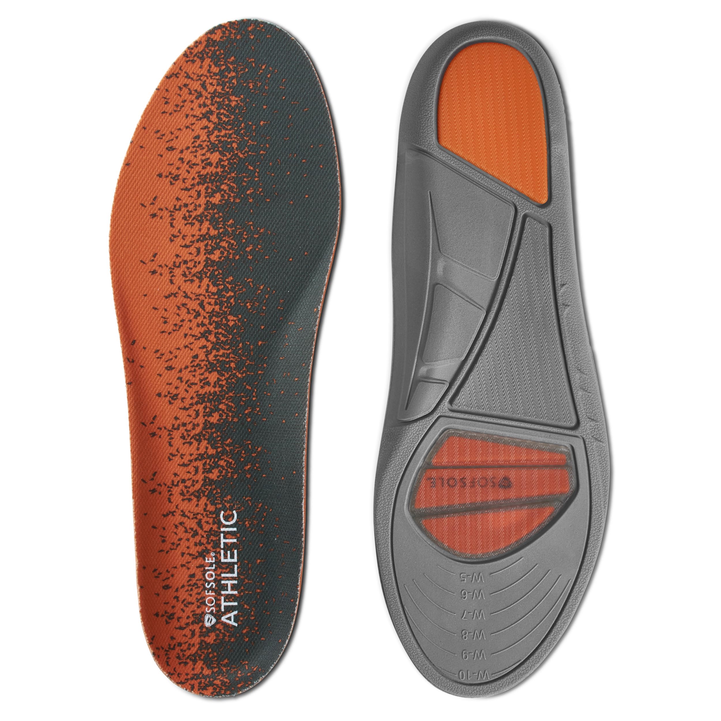 Sof Sole athletic heel-gel cushion for shock absorption during workouts.