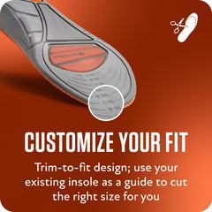 Sof Sole forefoot-gel boost supports quick push-offs and responsiveness.