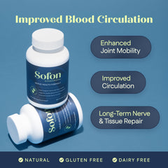 Sofon Nerve Support capsules dosage close-up.