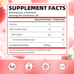 SoftBear NAC gummies 2-pack 120-count for family daily immune and antioxidant support
