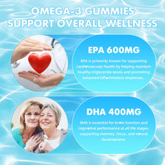 softbear Omega-3 no-sugar image indicates sugar-free formula for guilt-free intake