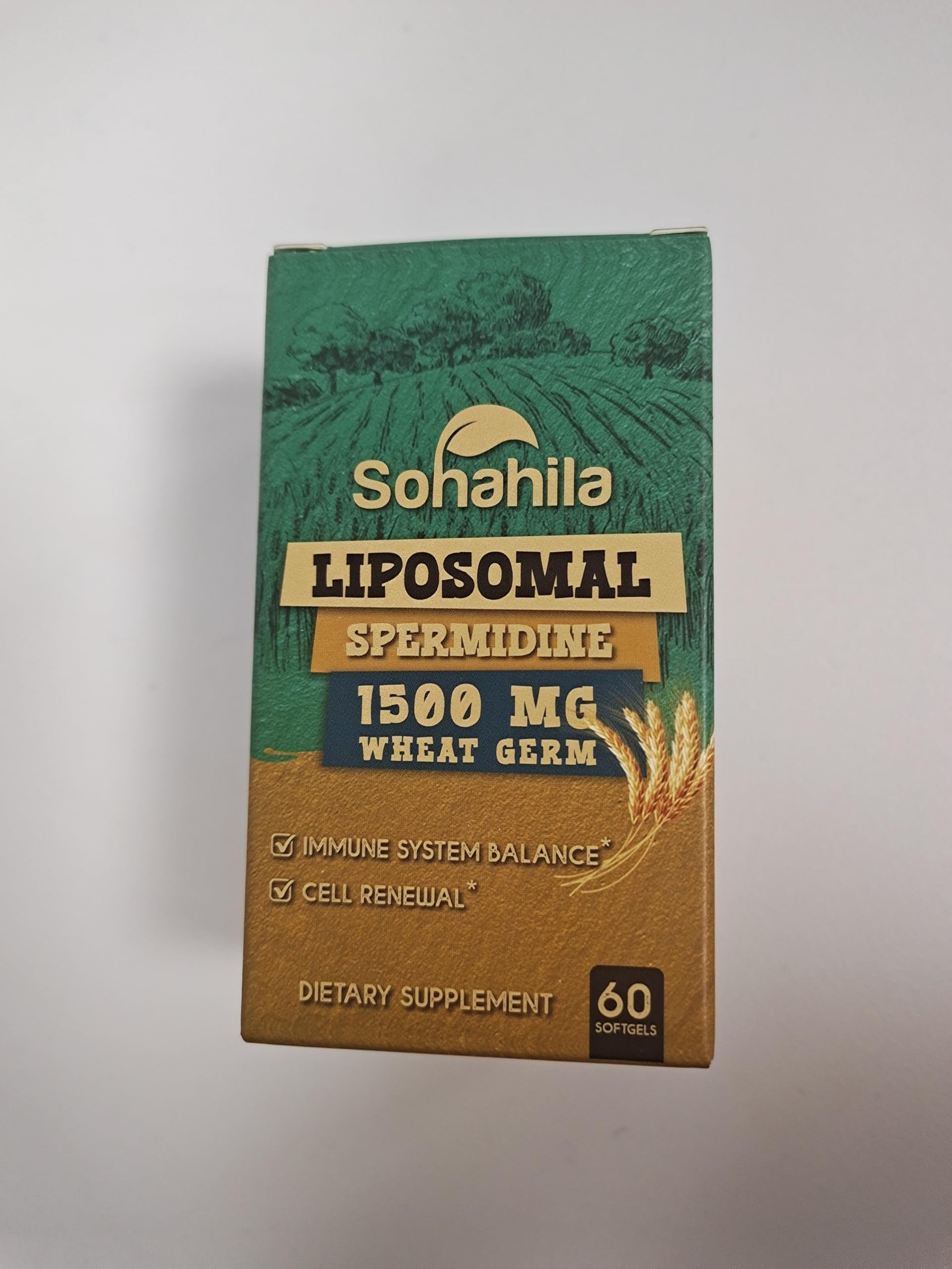 Sohahila spermidine zinc and thiamin components close-up.