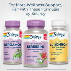 SOLARAY Bergamot bottle in active lifestyle setting encourages routine use.