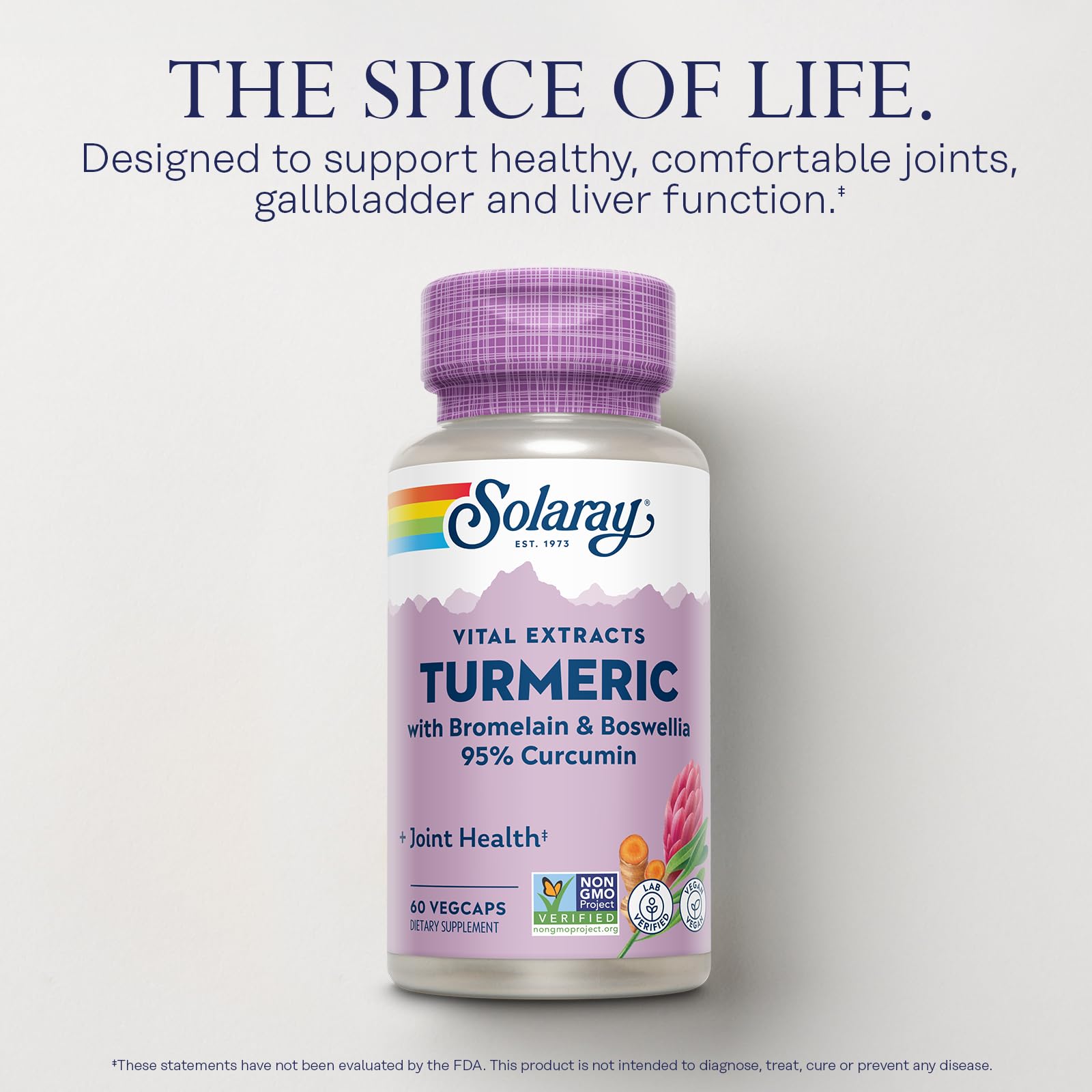 Solaray bromelain from pineapple stem highlighting enzyme support