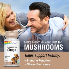 SOLARAY Chaga mushroom capsules ready for daily use