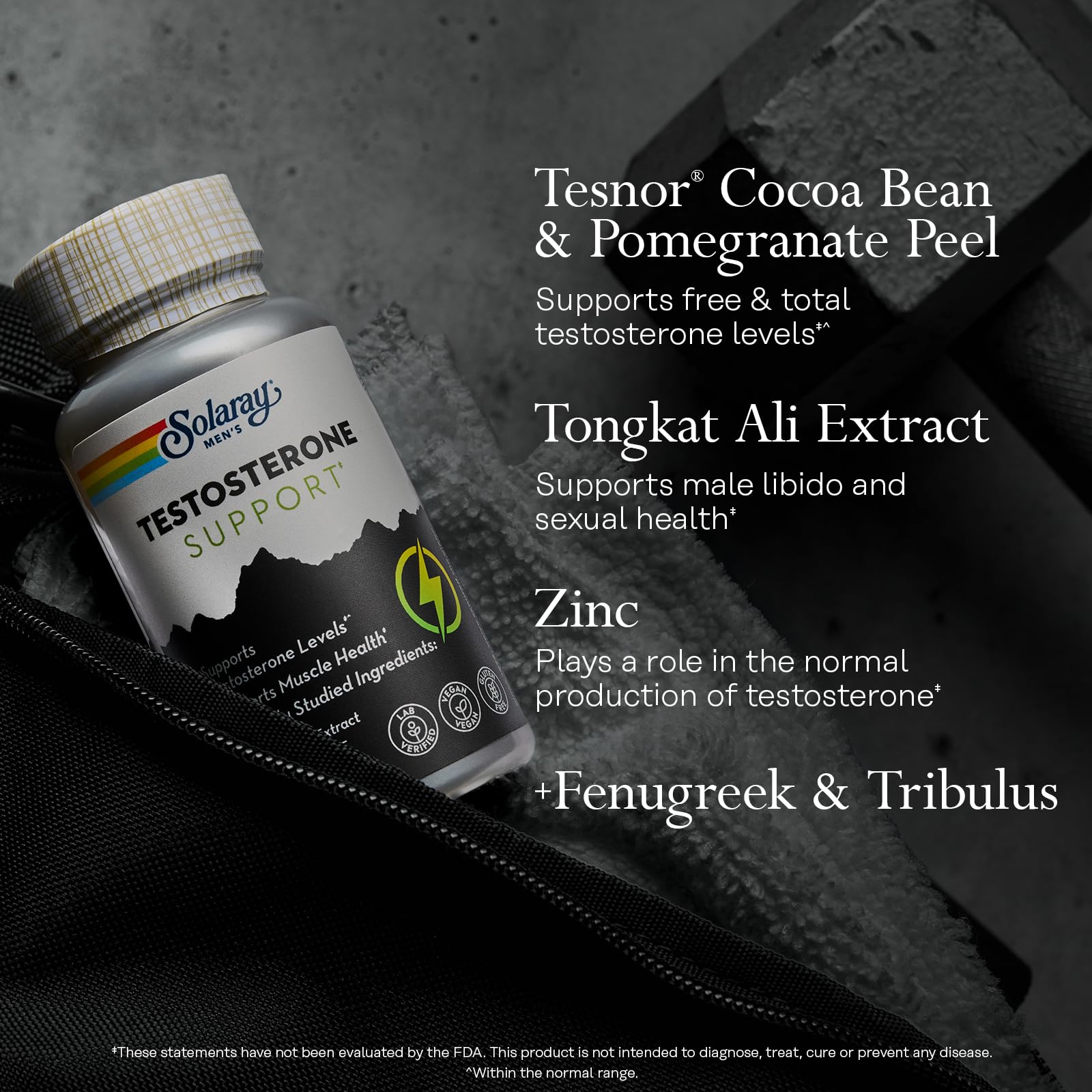 SOLARAY fenugreek extract pill designed for wellness support.