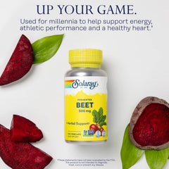 SOLARAY fermented beets close-up revealing rich color and whole-food nutrition