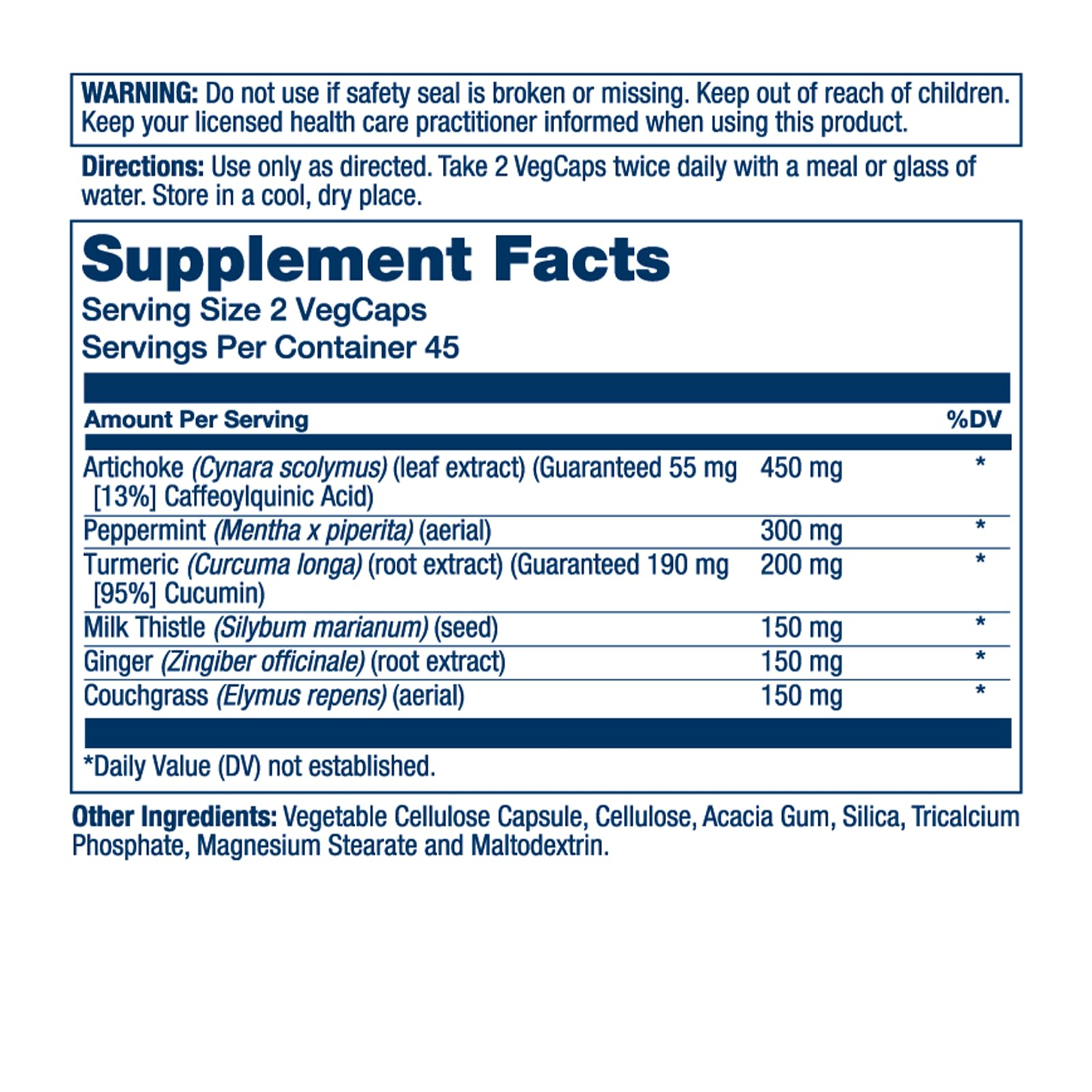 SOLARAY Gallbladder Support bottle pour for convenient meal dosing