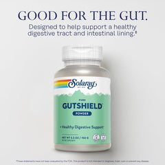 SOLARAY Gutshield powder scoop demonstrates easy daily use and accurate dosing.