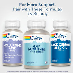 SOLARAY Hyaluronic Acid Triple Strength eco packaging emphasizes sustainability