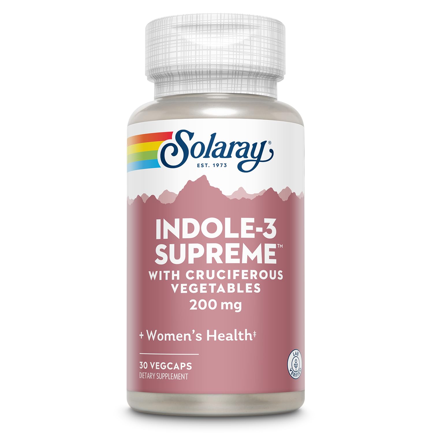 SOLARAY Indole-3 Supreme bottle for daily wellness support