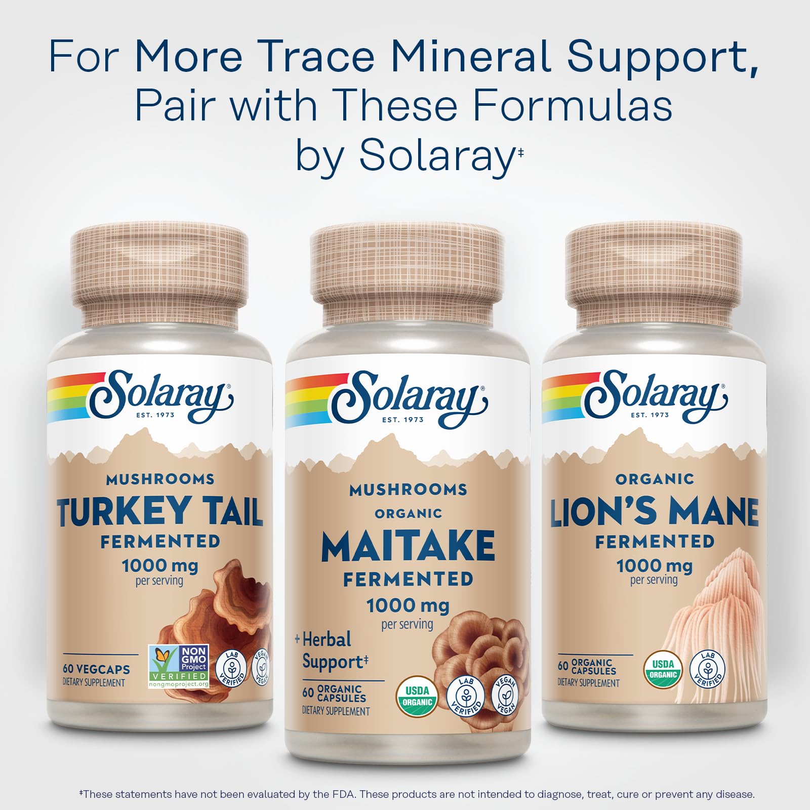SOLARAY lab-testing scene in Utah ensures premium Maitake ingredients.