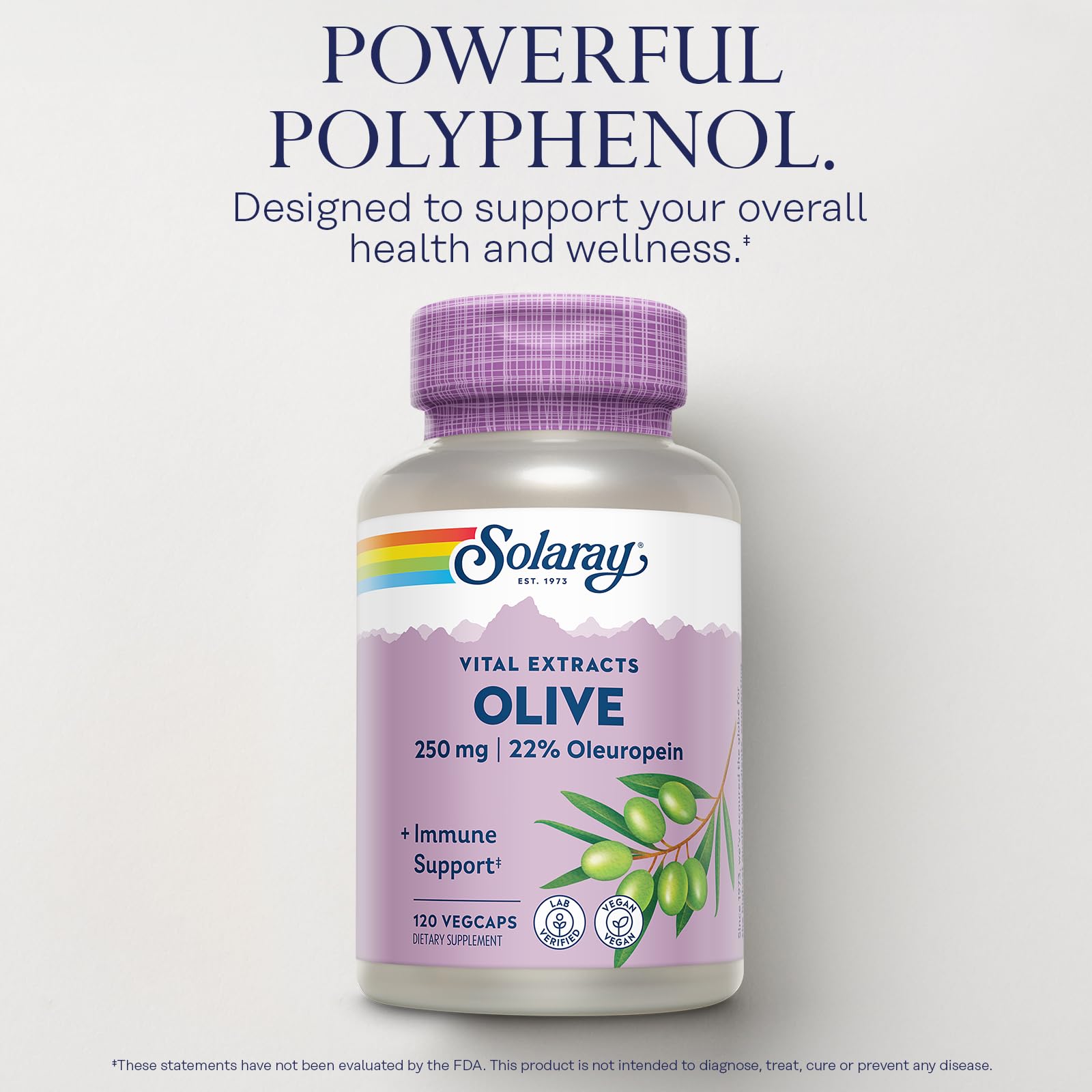 SOLARAY Lemon Balm addition illustrates calming flavor and support in capsules.