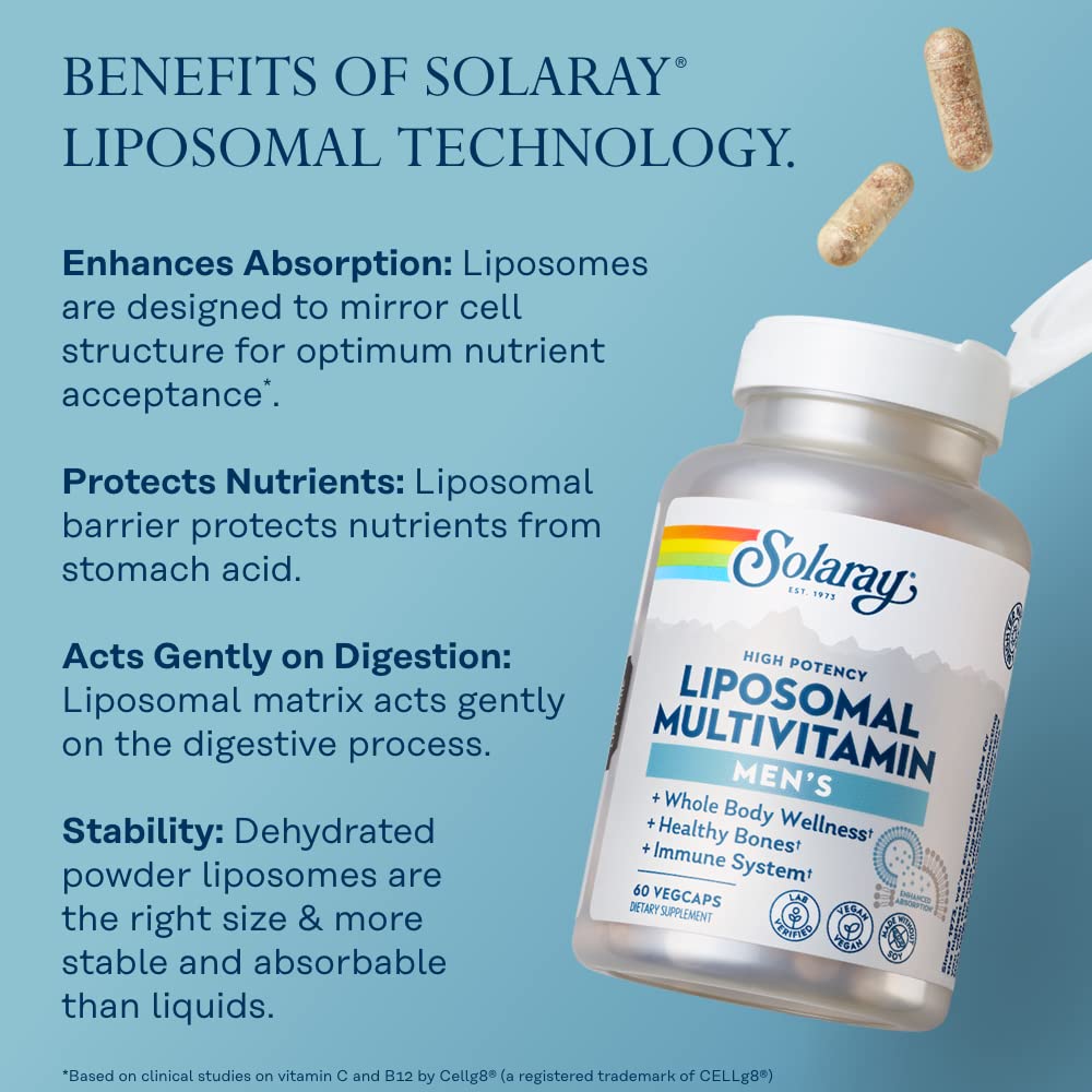 Eco packaging highlights recycled materials supporting sustainable choices for Solaray Multivitamin.