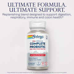 SOLARAY Mycrobiome enteric shield VegCaps protect probiotics through digestion.