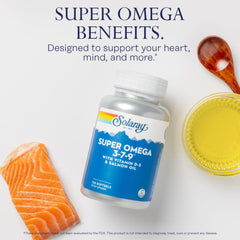 Solaray Omega 3-7-9 ingredient panel highlighting EPA and DHA