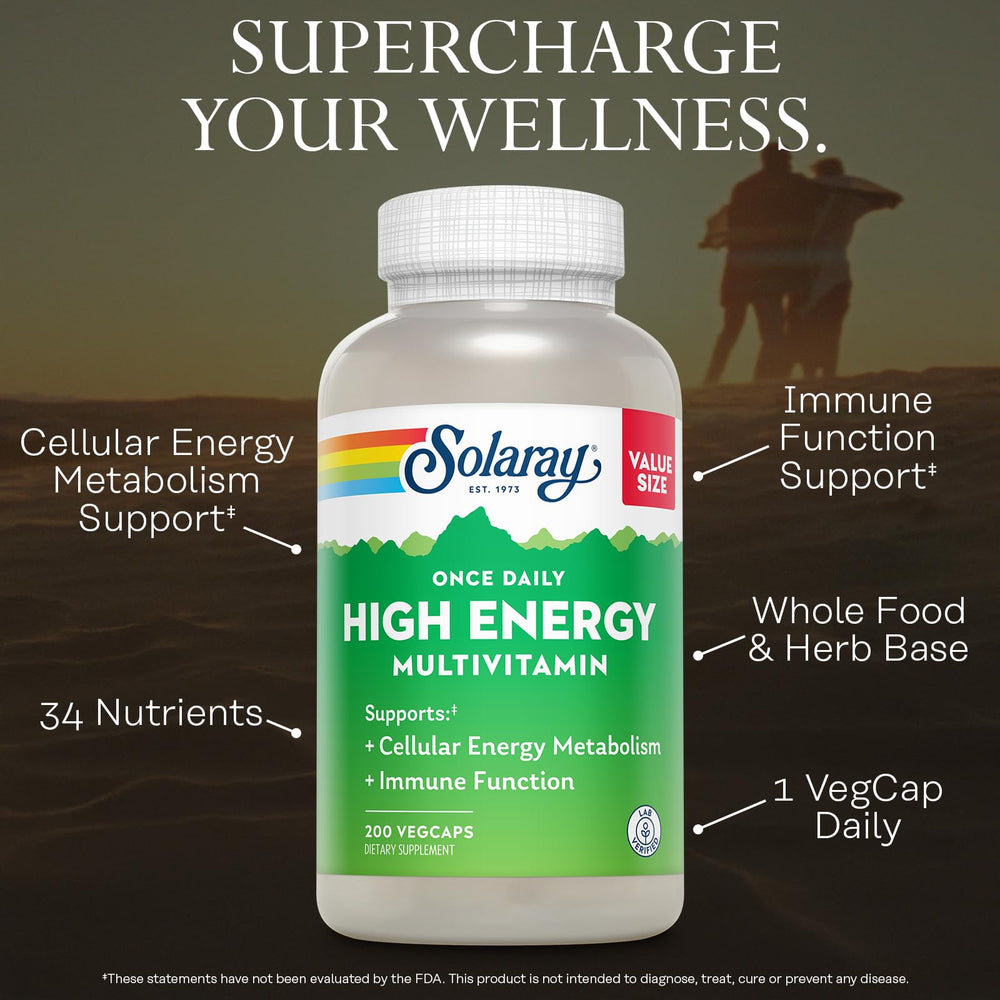 SOLARAY Once Daily multivitamin capsules ready to take