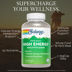 SOLARAY label view shows 34 nutrients and ingredients in the bottle.