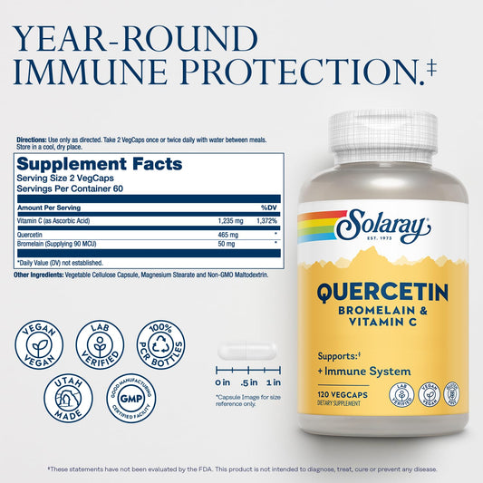 SOLARAY QBC Plex label shows ingredients and balance for respiratory support