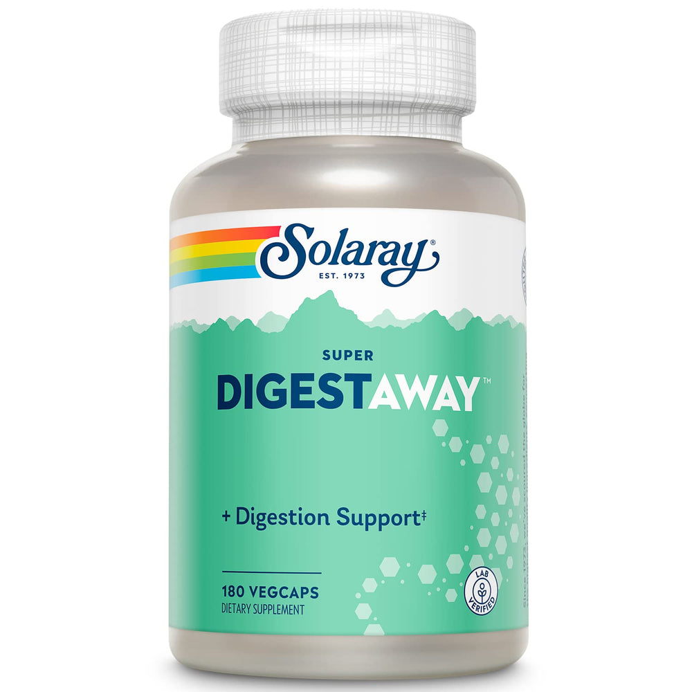 SOLARAY Super Digestaway bottle front for daily digestion support