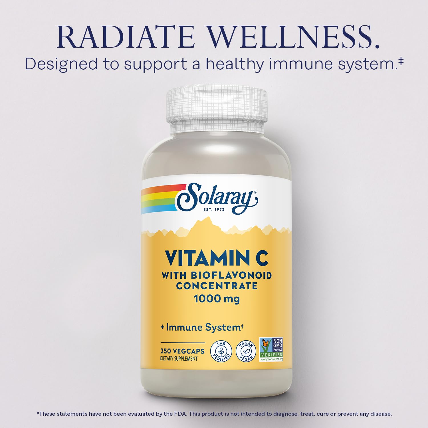 Solaray Vitamin C 1000mg with citrus bioflavonoids to aid absorption