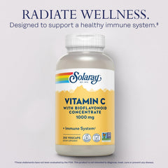 Solaray Vitamin C 1000mg with citrus bioflavonoids to aid absorption