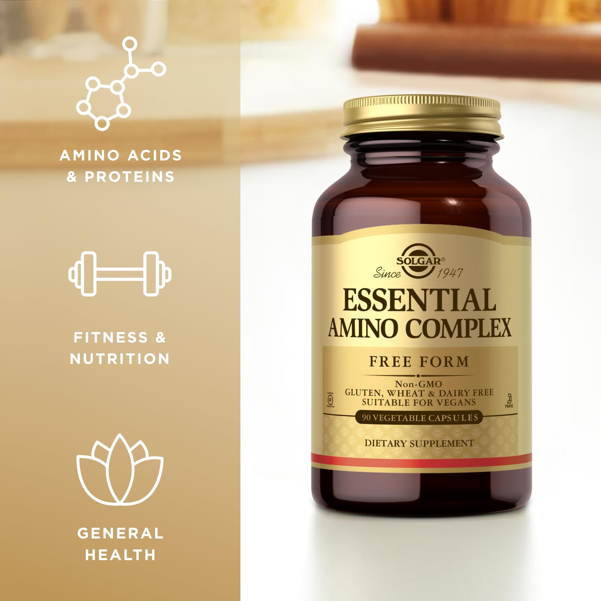Solgar Essential Amino Complex two-pack for 180 total servings