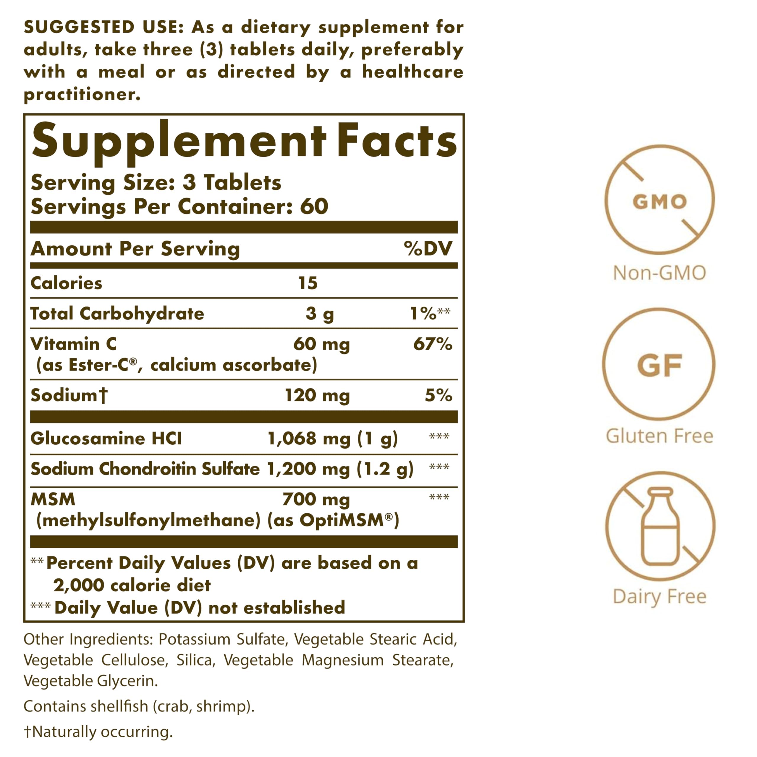Solgar label closeup highlighting Ester-C formula aiding collagen formation