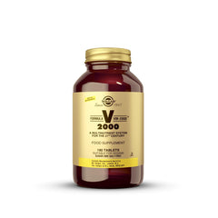Solgar Formula VM-2000 bottle front shows premium multinutrient formula for daily wellness