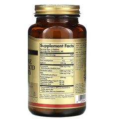 Solgar Glucosamine Hyaluronic Acid Chondroitin MSM tablets support flexibility for daily activities.