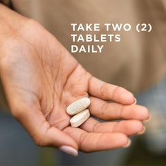 Solgar Skin, Nails & Hair tablets daily dose emphasizes easy, vegan supplementation