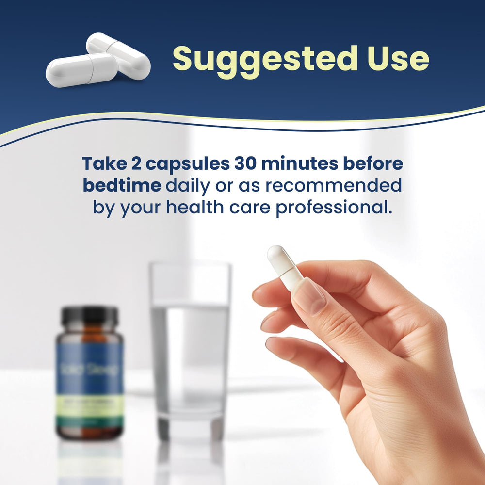 Bedroom scene suggests easy nightly routine with Solid Sleep.