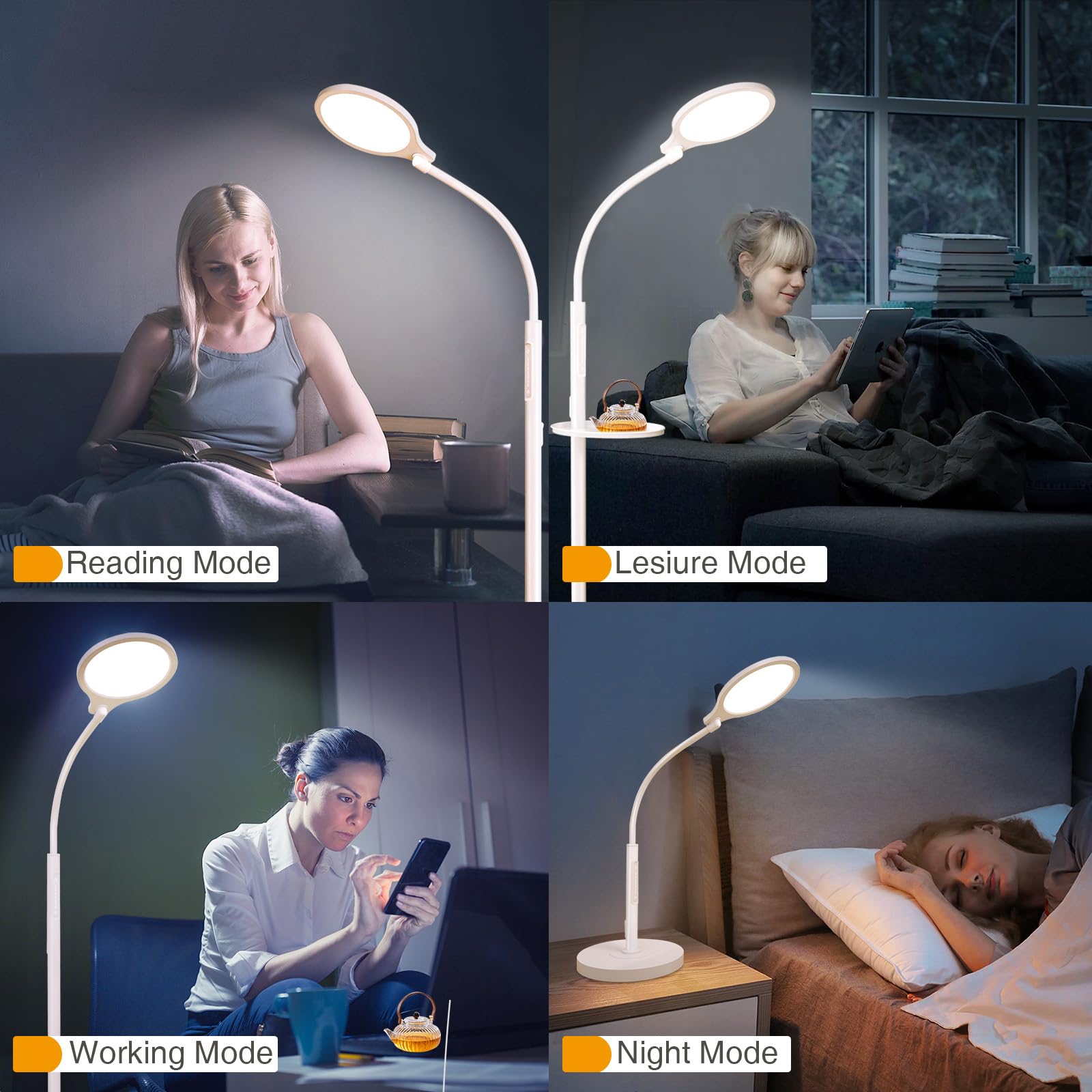 SOLLA adjustable brightness and color temperature for tailored lighting