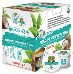 Sollo Brain Power pods front view, hinting at a focused morning routine.