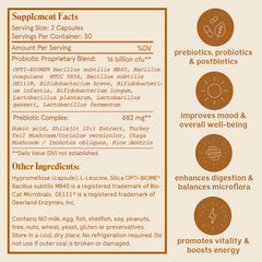 Solluna Humic Acid bottle emphasizing mineral-rich prebiotic support for absorption