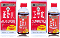 Solstice Zheng Gu Shui lotion bottle 3.4 oz for convenient topical use