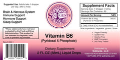 Soltrients B6 P5P supplement drops in liquid form for easy use