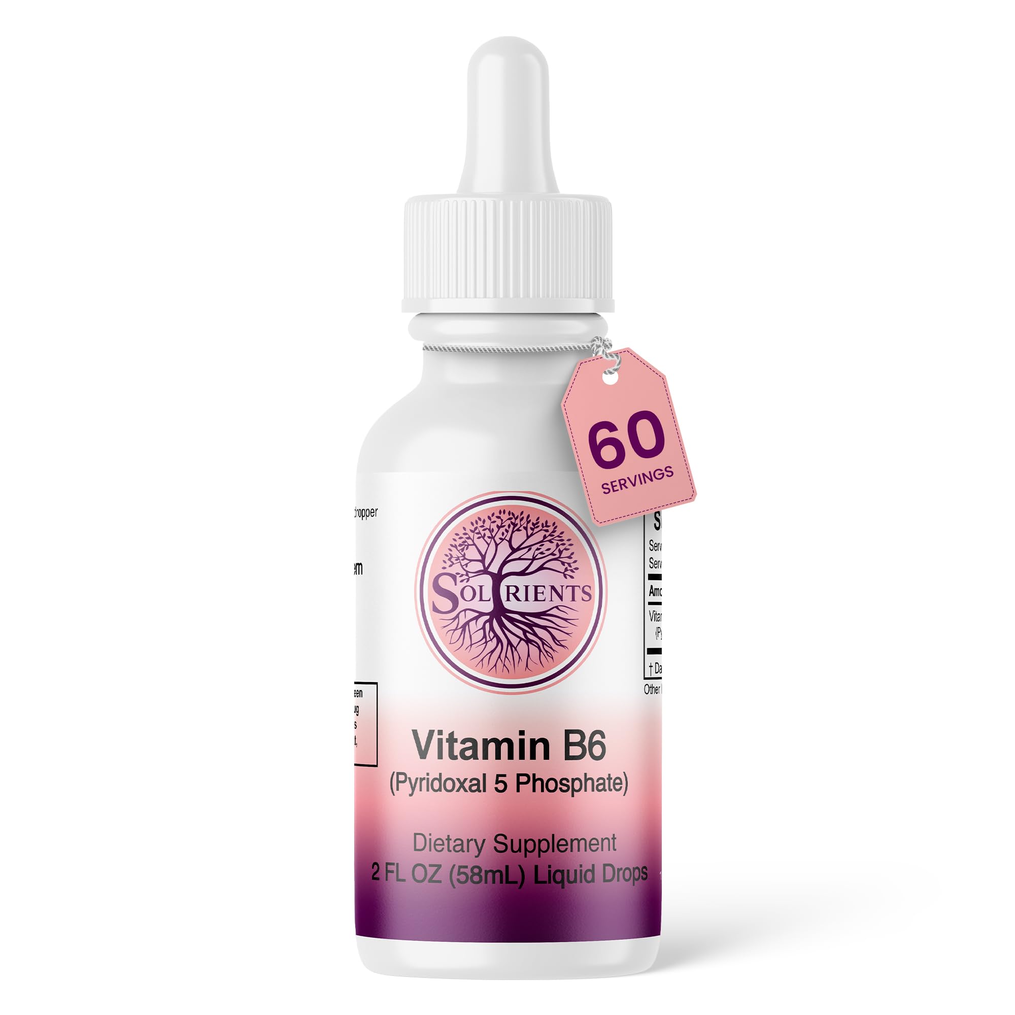Soltrients B6 P5P third-party tested seal signaling purity