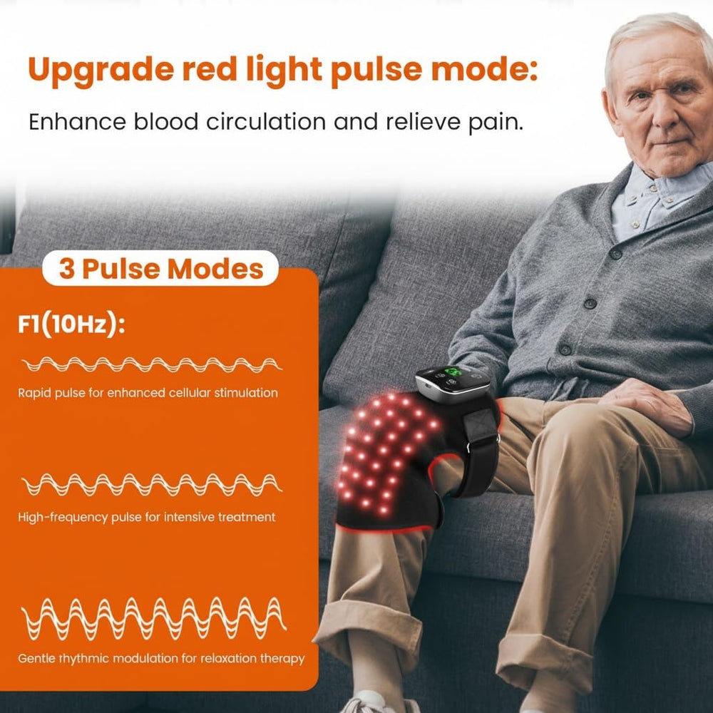 Solun knee brace touchscreen panel close-up for easy control