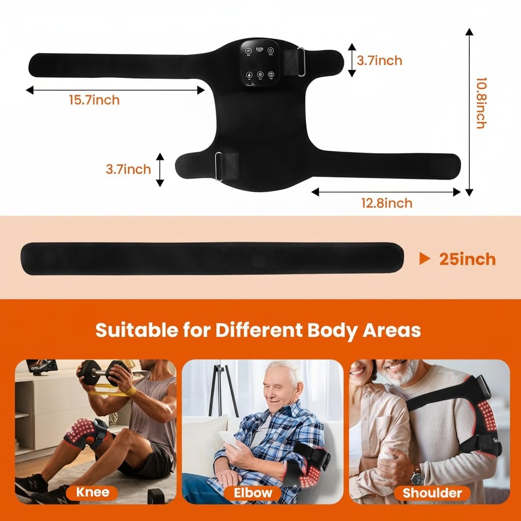 Solun knee brace worn on knee close-up demonstrating versatile wear