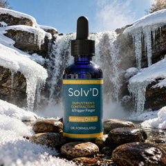 SOLV'D fast-absorption application demonstrates quick, daily hand care.