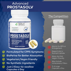 BioPerine in PROSTASOLV to boost absorption.